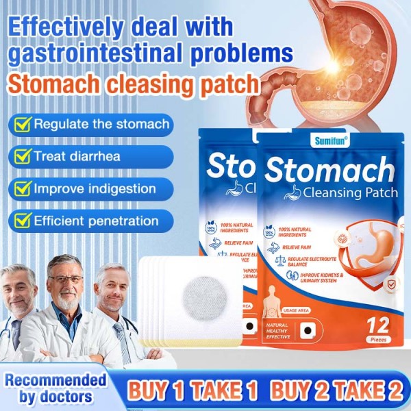 Stomach cleasing patch