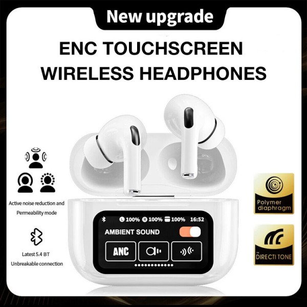 ENC touchscreen wireless headphones..