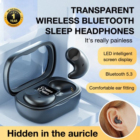 Transparent Wireless Bluetooth Sleep Headphones