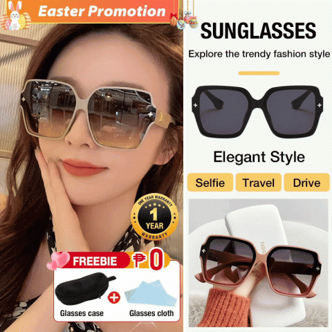 fashion large frame sunglasses