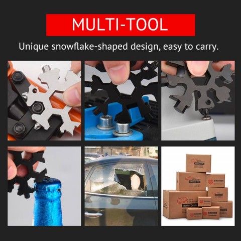 18-in-1 Snowflake Multi-Tool