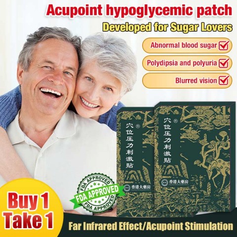 Acupoint hypoglycemic patch