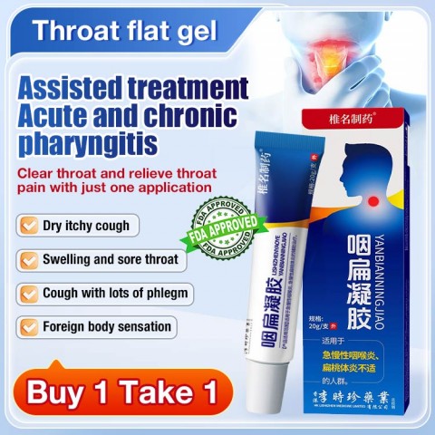 Throat flat gel