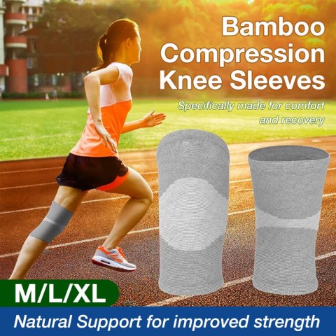 Bamboo Compression Knee Sleeves