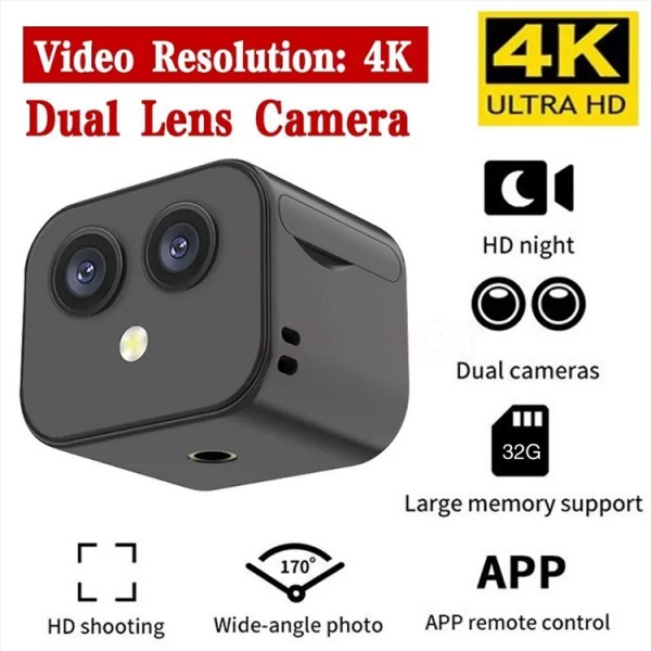4K dual-lens wifi camera..