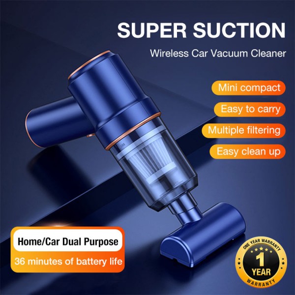 Blow-suction integrated portable vacuum ..