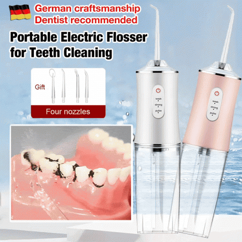 Portable Electric Flosser for Teeth Cleaning