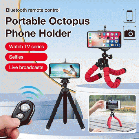 Portable Octopus Phone Holder