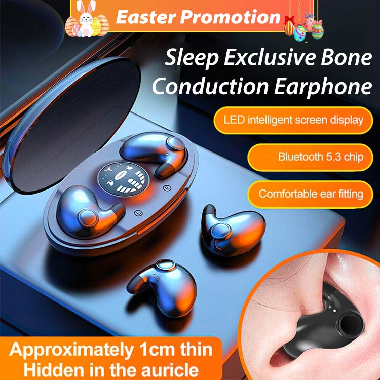 Easter Promotion-One Year Quality Guarantee-German import Invisible Sleep Wireless Earphone-HIFI Sound Quality. Intelligent high-definition noise reduction call	