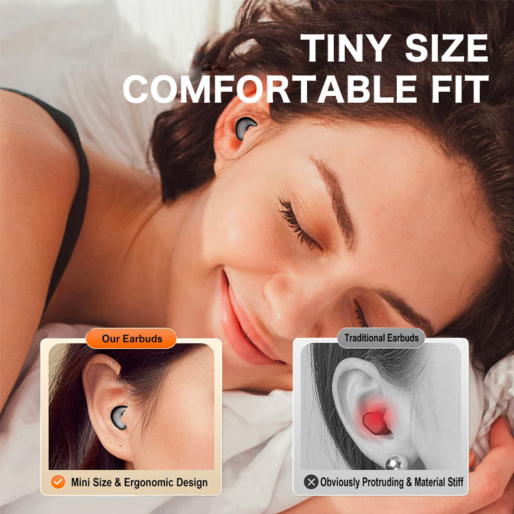 Fathers Day Promotion-One Year Quality Guarantee-German import Invisible Sleep Wireless Earphone-HIFI Sound Quality. Intelligent high-definition noise reduction call